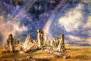 John Constable Stonehenge oil on canvas